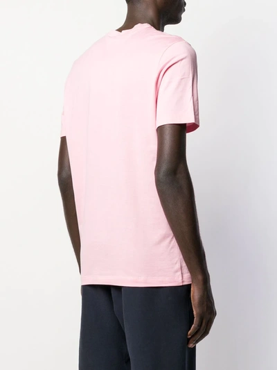 Shop Paul & Shark Logo T-shirt In Pink