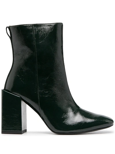 Shop Ami Alexandre Mattiussi Heeled Ankle Boots In Green