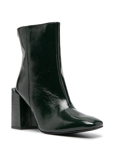 Shop Ami Alexandre Mattiussi Heeled Ankle Boots In Green