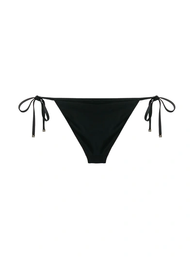 Shop Dolce & Gabbana Logo-tag Bikini Bottoms In Black