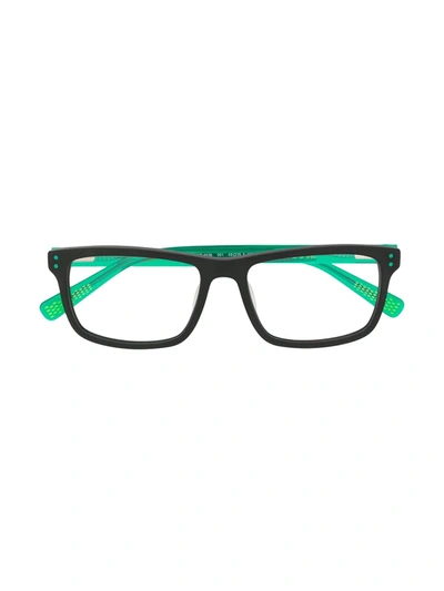 Shop Nike Rectangle Frame Glasses In Green