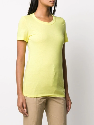 Shop Isabel Marant Vika Short Sleeve T-shirt In Yellow