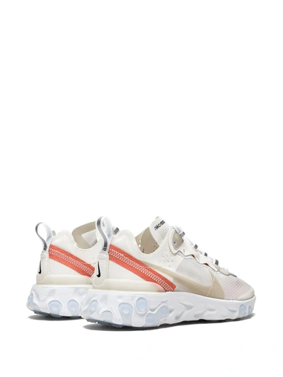 Nike React Element 87 Sneakers In White