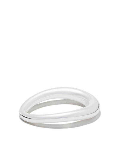 Shop Georg Jensen Offspring Ring In Silver