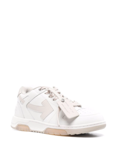 Off-white White Out Of Office Low-top Leather Sneakers In White