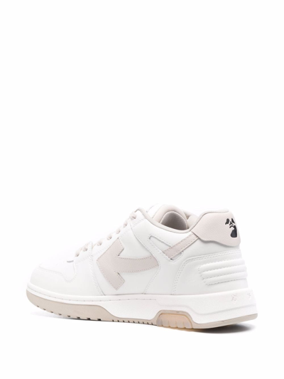 Off-white White Out Of Office Low-top Leather Sneakers In White