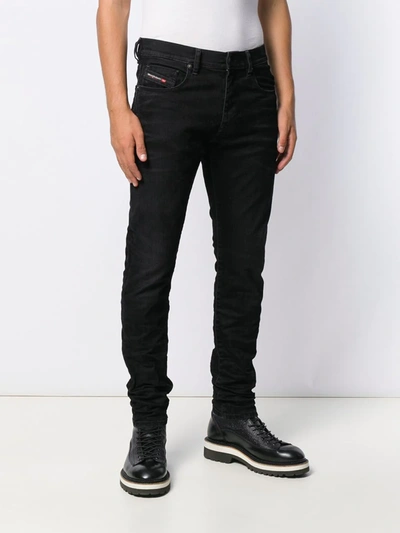 Shop Diesel Slim Fit Jeans In Black