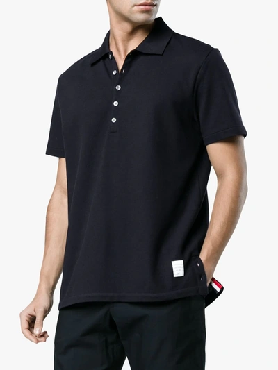 Tricolour Stripe Polo Shirt