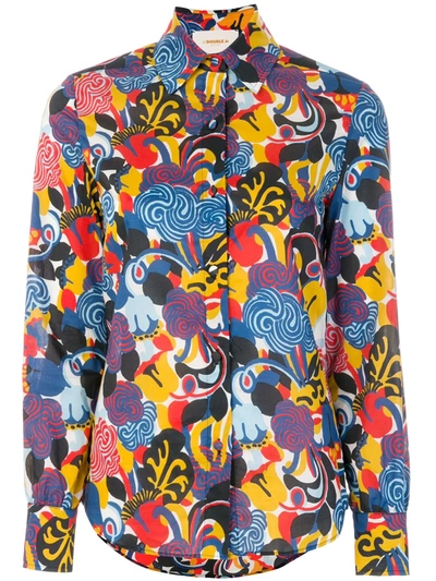 Shop La Doublej Zoo Shirt In Multicolour