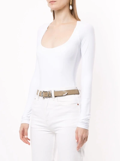 Shop Alix Nyc Sullivan Bodysuit In White