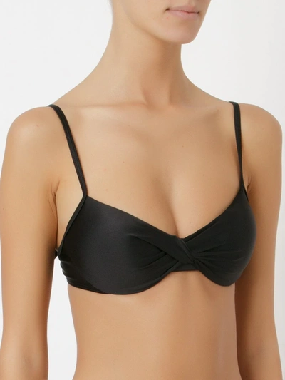Lygia & Nanny Bikini Top In Black