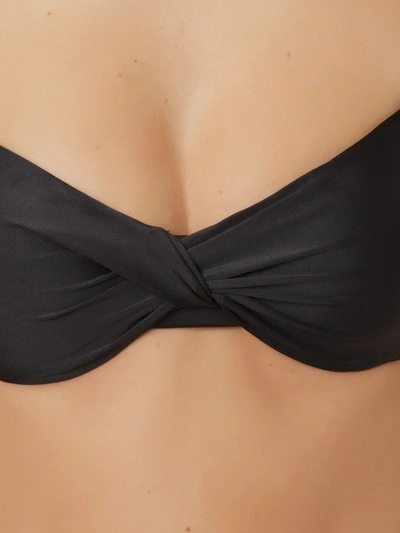 Lygia & Nanny Bikini Top In Black