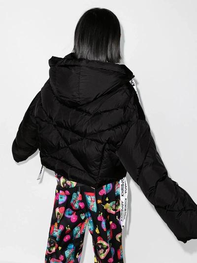 Shop Khrisjoy Khris Iconic Puffer Jacket In Black