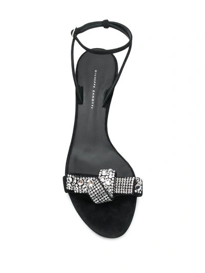 Shop Giuseppe Zanotti Buckle Embellished Sandals In Black