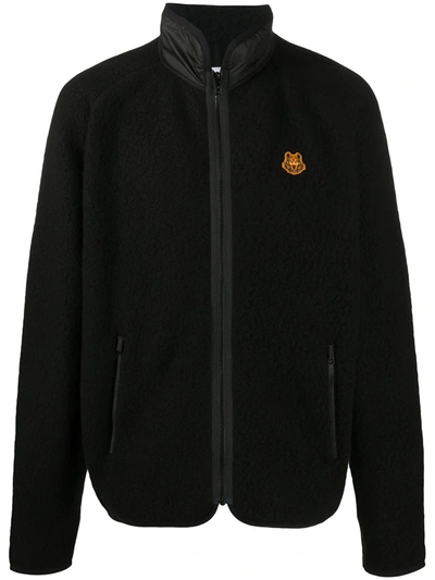 Shop Kenzo Tiger Emblem Fleece In Black