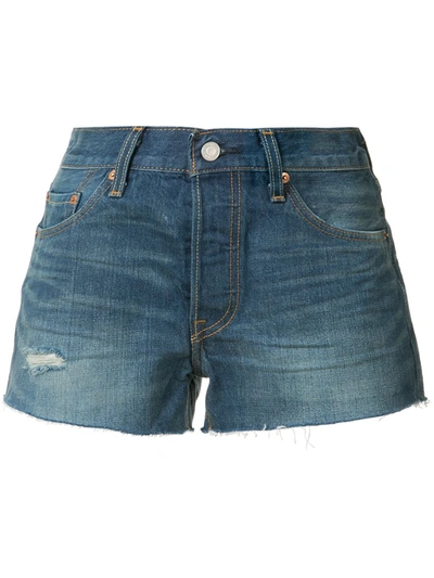 Shop Levi's Denim Shorts In Blue