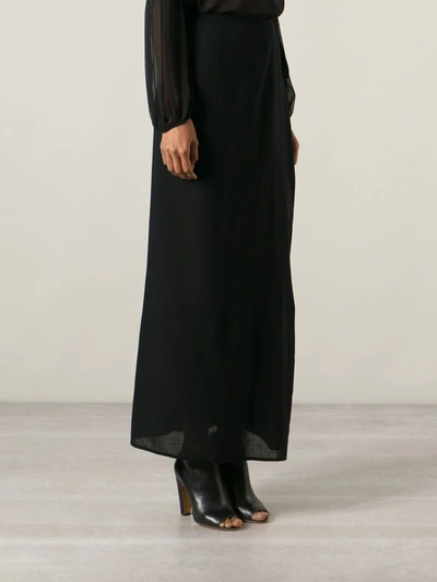 Pre-owned Gianfranco Ferre Vintage 1990's Maxi Skirt In Black