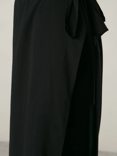 Pre-owned Gianfranco Ferre Vintage 1990's Maxi Skirt In Black