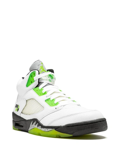 Jordan Air  5 Retro Q54 Sneakers In White