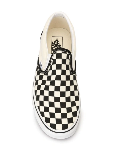 CHECKED SLIP-ON SNEAKERS
