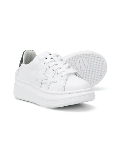 Shop 2 Star Double Star Patch Sneakers In White