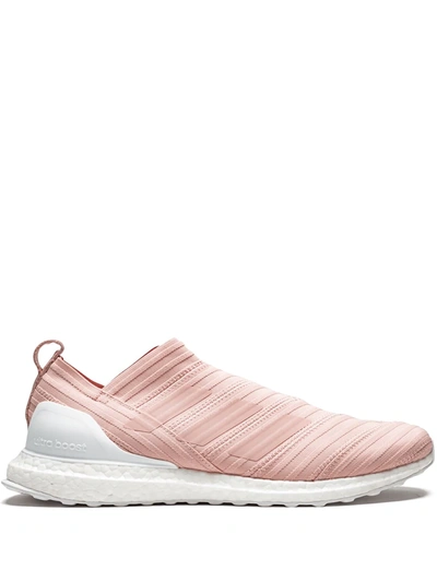 Shop Adidas Originals K Nemeziz 17.1 Ultraboost "miami Flamingos" Sneakers In Pink