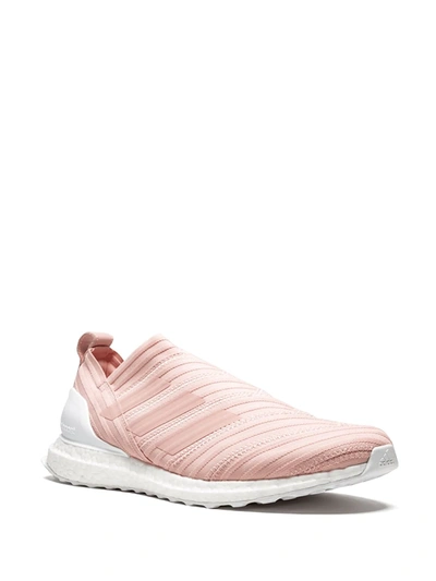 Shop Adidas Originals K Nemeziz 17.1 Ultraboost "miami Flamingos" Sneakers In Pink