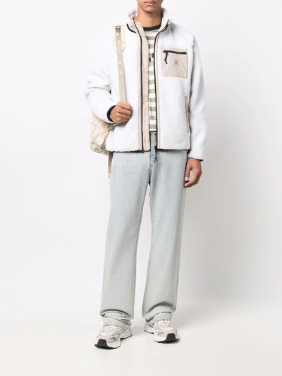 Carhartt Contrasting-panel Jacket In White