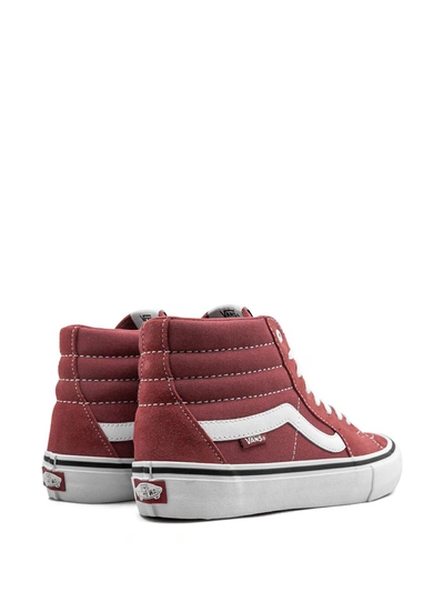 Vans Sk8-hi Top Sneakers In Red