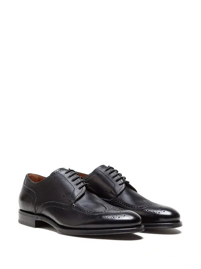 Dolce & Gabbana Brogue Detail Derby Shoes In Black