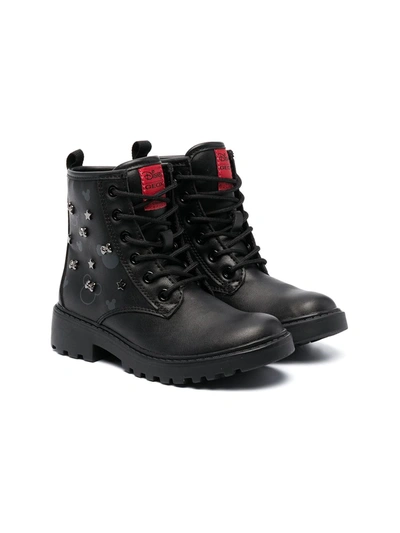 Minnie mouse shop black boots