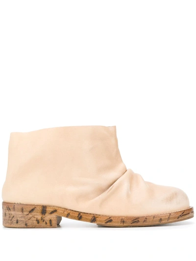 Shop Natasha Zinko Ankle Boots In Neutrals