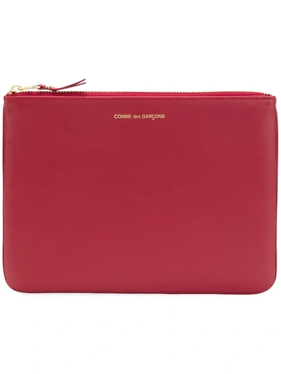 Shop Comme Des Garçons Coin Purse In Red