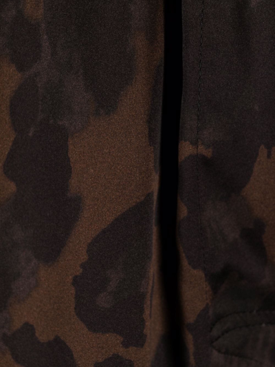 Tom Ford Leopard Print Boxer Briefs In 褐色