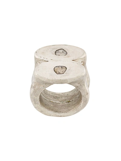 Shop Parts Of Four Stack Ring In Silver