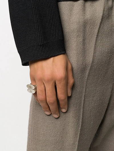 Parts Of Four Stack Ring In Silver