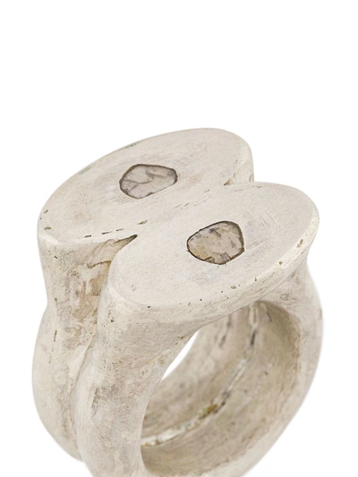 Parts Of Four Stack Ring In Silver