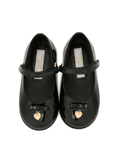 Shop Dolce & Gabbana Mary Jane Ballerina Shoes In Black