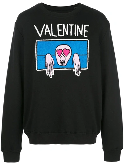 Shop Haculla Valentine Sweatshirt In Black