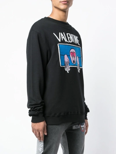 Shop Haculla Valentine Sweatshirt In Black