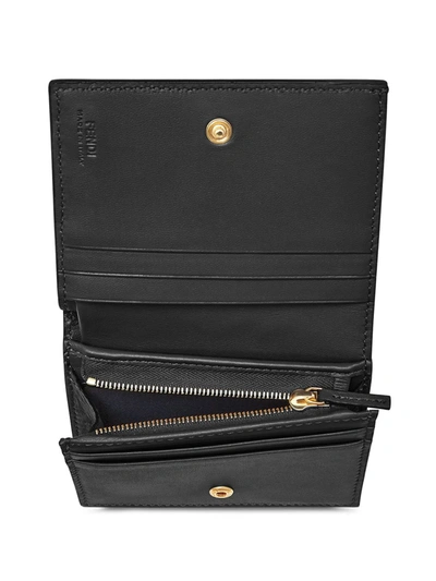 Shop Fendi Baguette Mini Wallet In Black