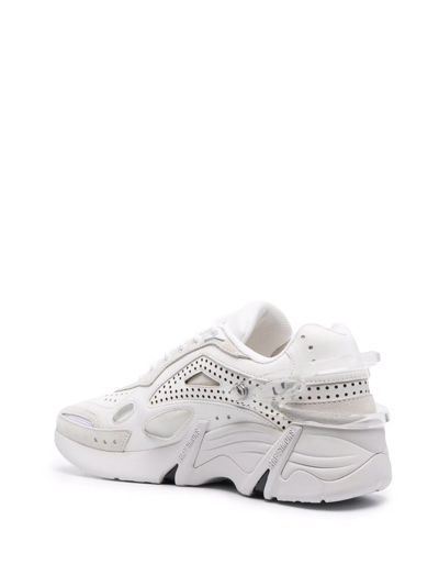 Shop Raf Simons Cyclon-21 Low-top Sneakers In White