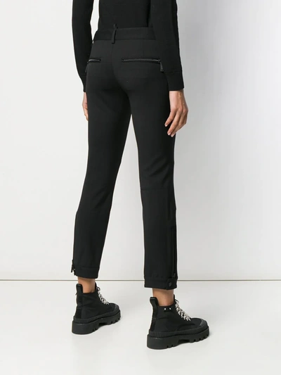 Dsquared2 Skinny Cropped Trousers In Black