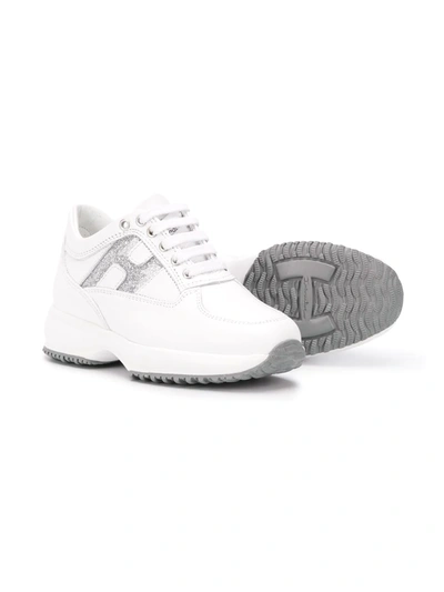 Shop Hogan Interactive Low-top Sneakers In White