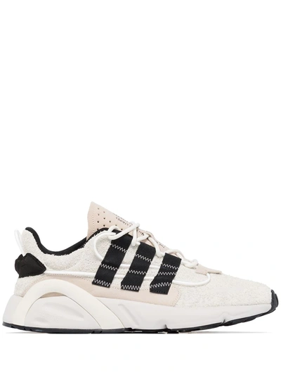 Shop Adidas Originals Lxcon Suede Sneakers In Neutrals