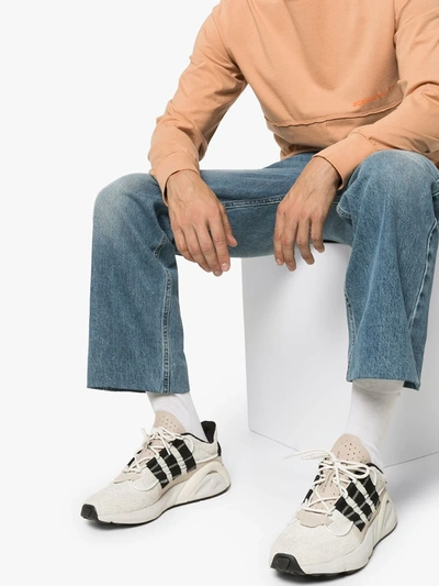 Shop Adidas Originals Lxcon Suede Sneakers In Neutrals