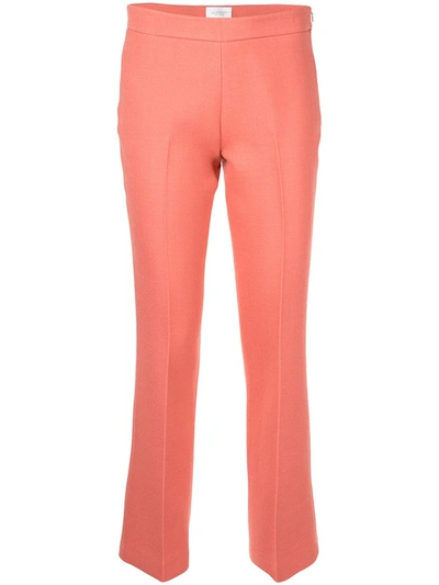Shop Giambattista Valli Slim Fit Trousers In Orange