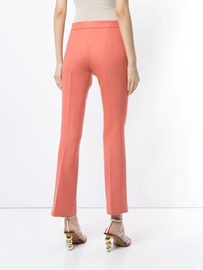 GIAMBATTISTA VALLI SLIM FIT TROUSERS - 橘色