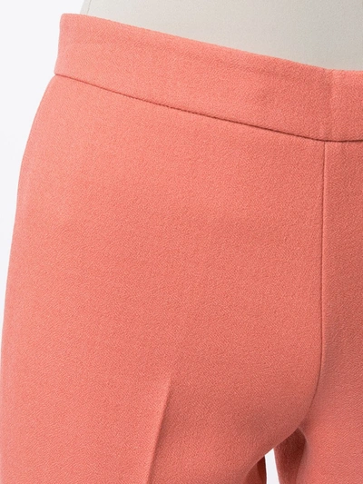 Shop Giambattista Valli Slim Fit Trousers In Orange