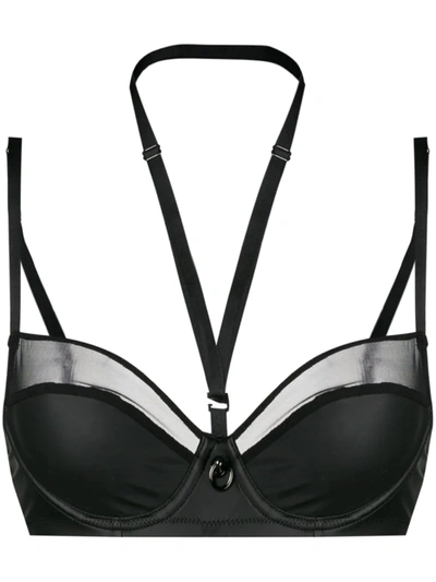 Shop Maison Close Chambre Wire Bra In Black